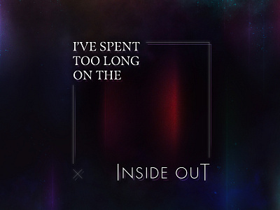 Wearing the Inside Out – Typography design lyrics music painting photoshop pink floyd pinkfloyd poster procreate type design typedesign typography