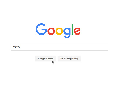 Google Why? art direction concept creative direction google graphic design meaning poster search