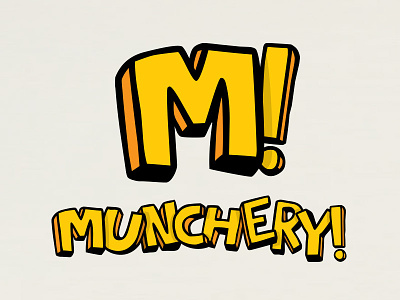 Munchery! visual identity art direction branding fast food graphic design logo typography visual identity