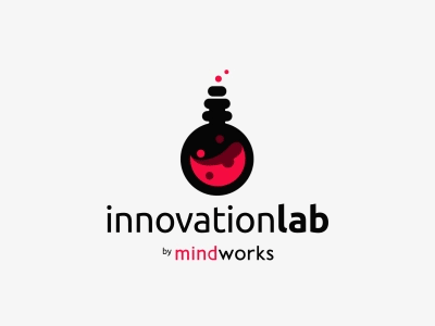 InnovationLab by Mindworks (GIF) animation bulb chemistry idea innovation lab logo mindworks tube