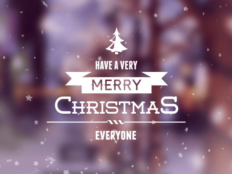 Have a very Merry Christmas animation animation christmas instagram typography veedeo video xmas