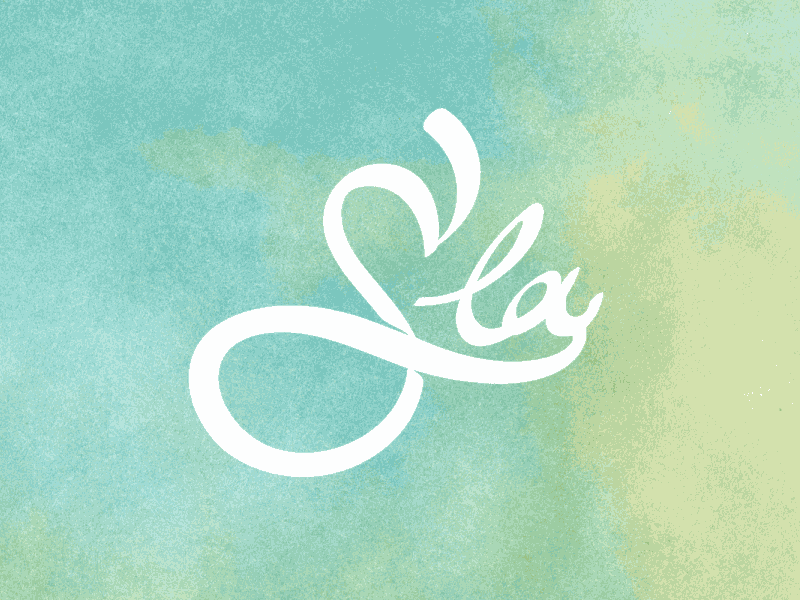 Sla - Paint on animation animation brush calligraphy gif green lettering paint typography watercolor write on