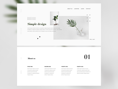 Book of Plants (1) minimalism minimalist mobile ui uiux ux web