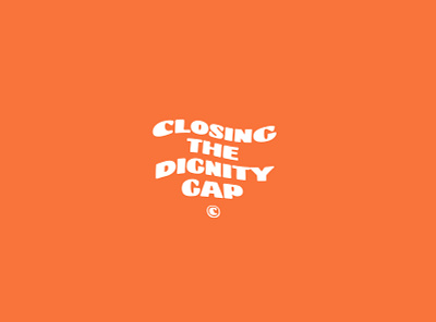 Closing the Dignity Gap Logo Design branding design logo typography