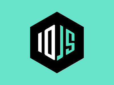 Logo for io.js branding logo