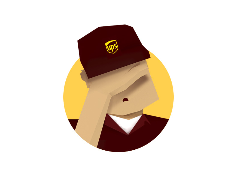 UPS Driver by Epic on Dribbble