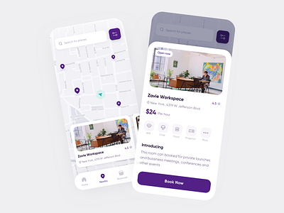 "My Cowork Space" app concept