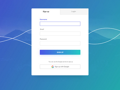 Web Signup Modal