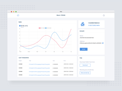 Wallet Dashboard Design