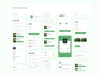 Futsal Booking App - General Components