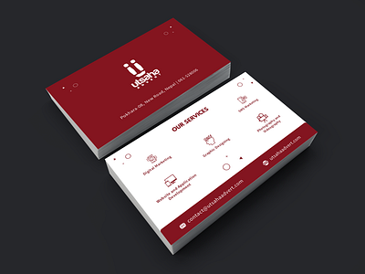 Utsaha Business Card Mockup