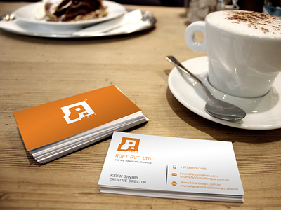Roft Business Card Design branding clean design flat identity branding logo vector