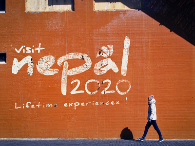 Visit Nepal 2020 Concept Logo