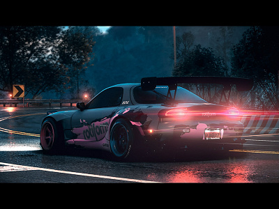 Mazda RX7 Street #2 auto car car tuning mazda mazda rx7 needforspeed nfs ps4 rx7 sony playstation sony playstation 4 sorokinstuff