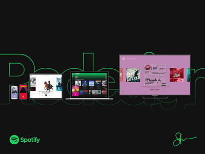 Consistent and Bolder Spotify. On all devices.