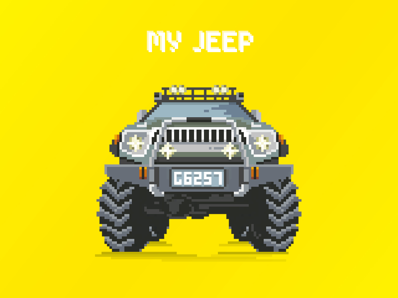 Pixel Jeep by alicezx on Dribbble