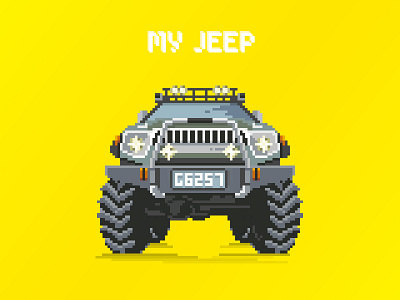 Pixel Jeep car jeep pixel