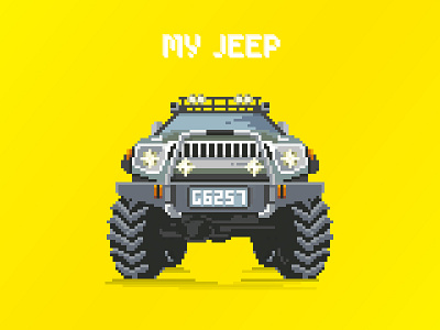 Pixel Jeep