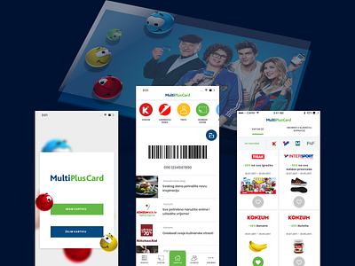 MPC - The customer loyalty program on the go. app design ui ux