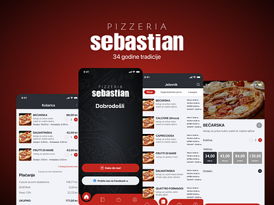 PIZZERIA Sebastian delivery app