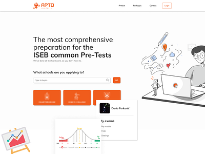 APTO - What is the ISEB Pre-Tests? app branding design knowledge ui ux