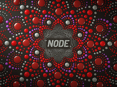 Node Fest Ident 2017 3d animation art direction cinema 4d ident motion graphics node fest octane
