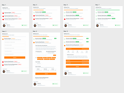 Client Briefing Form ui ux ux web design