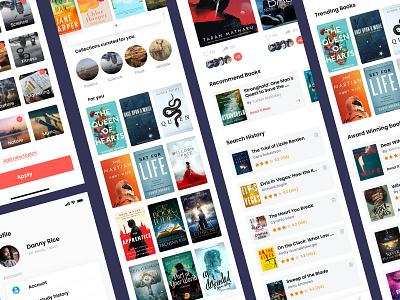 Bookstore App UI app ui ui ux web design