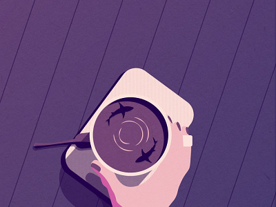 Cafe design flat illustration illustration vector