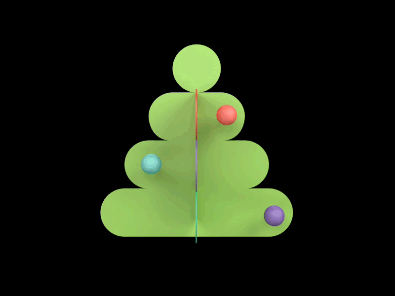 figma tree 2020 animation christmas christmas tree figma green new year rotate tree