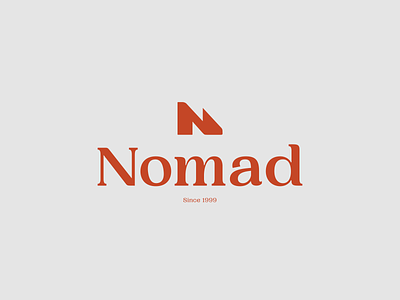 Nomad Logo branding brandmark classy graphic design handcrafted identity leather logo natural shoe sophisticated