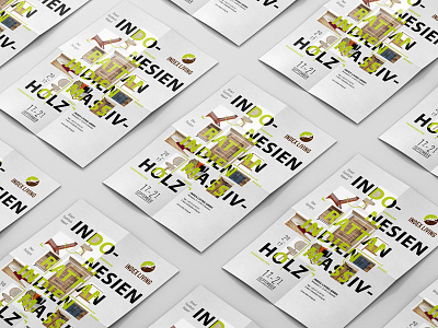 Index Living catalog collage fair furniture graphicdesign green interior living poster printdesign wood
