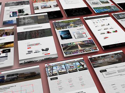 Japo Website Redesign black catalog grey portfolio red redesign rental ui ux webdesign