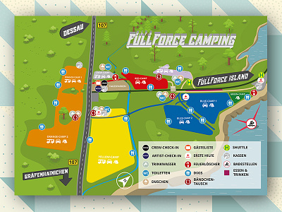 With Full Force 2017 Ground Plan graphicdesign groundplan map plakat poster print wff