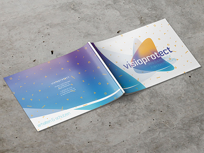Visioprotect DINA4 Magazine branding corporatedesign design dina4 indesign magazin mockup presentation print printdesign