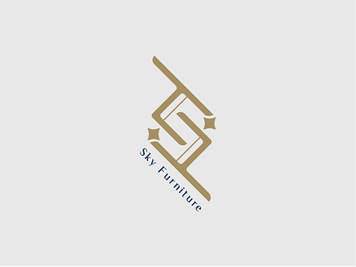 Sky Furniture logo brand identity branding furniture logo logo design