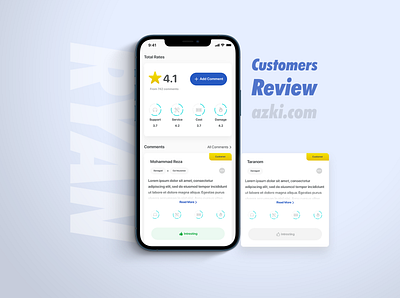 Bimito | Azki Customers Review | 2021 component dashboard ui design logo ui uidesign uiux ux