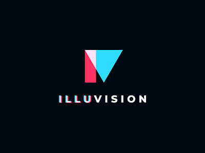 Logo IlluVision branding design icon illustrator logo logo design logodesign logotype minimal minimal design minimalism minimalist minimalist logo minimalistic typography vector
