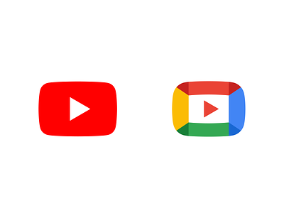 Youtube Revamped app branding flat icon logo minimal typography youtube youtube logo