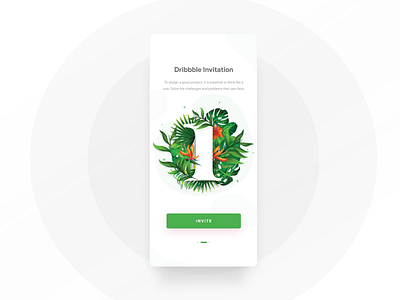 Dribbble Invitation application design branding flat gradient identity illustration illustrator minimal minimal design mobile ui photoshop typography ui ux vector