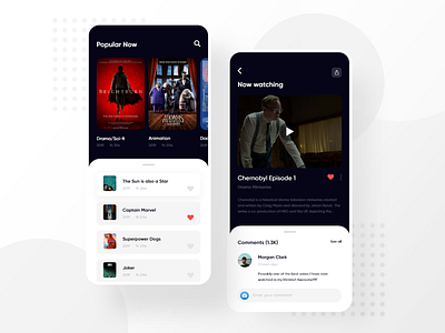 Movie App Concept adobe xd app design application design branding design flat gradient icon identity illustration minimal minimal design mobile ui photoshop typography ui uidesign user experience userinterface ux