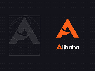 Alibaba Logo Redesign Concept brand brand design brand identity branding branding design color concept design flat golden ratio illustrator logo logo design logodesign logos logotype minimal minimal design typography vector