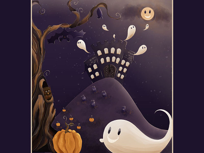 Halloween Spook art halloween illustration magic painting photoshop