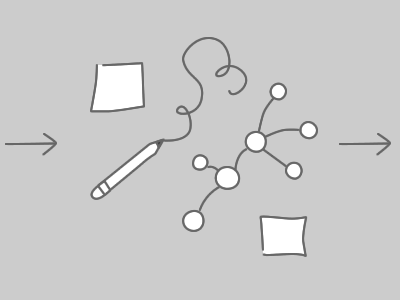 Design Process design doodle grayscale process sketch
