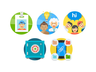 Illustrations for hike messenger - Part 1