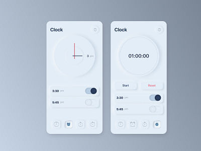 Clock: light theme