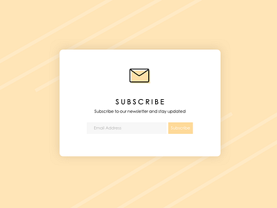 DailyUI 003 | Subscribe