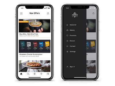 Coffee Application Design ( Anchorhead Coffee) anchor head app application coffee design ios iphonex mobile design sketchapp ui ux