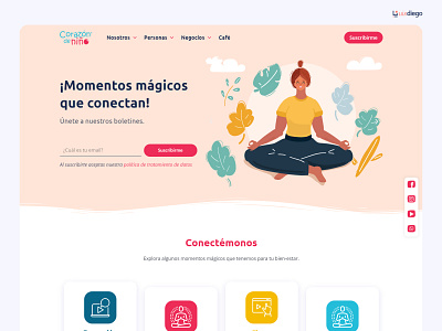 Corazón de Niño - UI and Wordpress colombia medellin meditation mindfulness reiki yoga