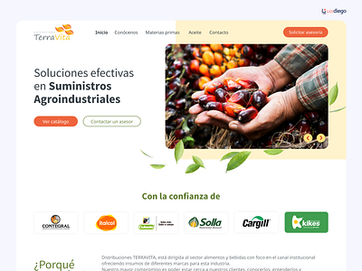 Agricultural Supplies - Web portfolio